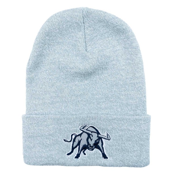 Gray Aggie Bull Knit Beanie